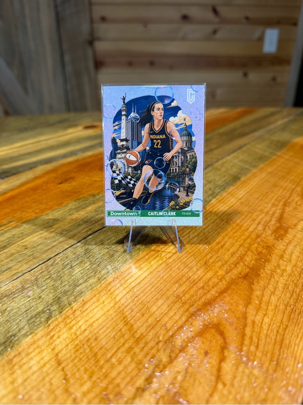 Caitlin Clark Indiana Fever Downtown Custom Basketball Card
